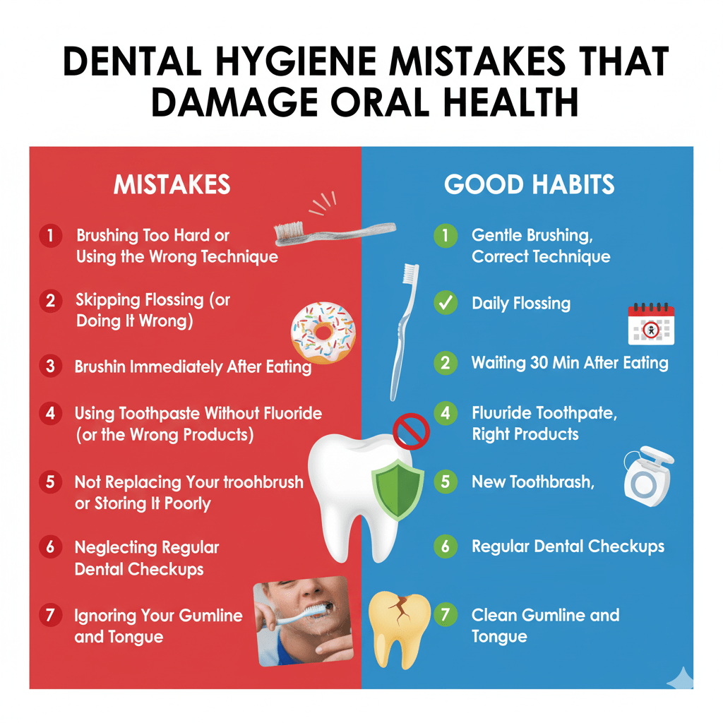 Top 7 Dental Hygiene Mistakes to Avoid for Better Oral Health